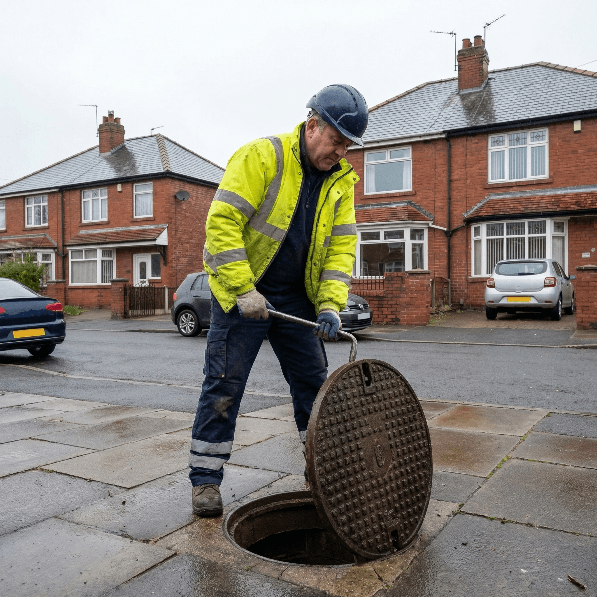 Industrial drain inspection survey